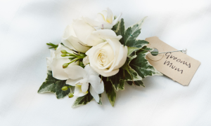 Corsage Made With Rose By a Florist In Hudson Valley